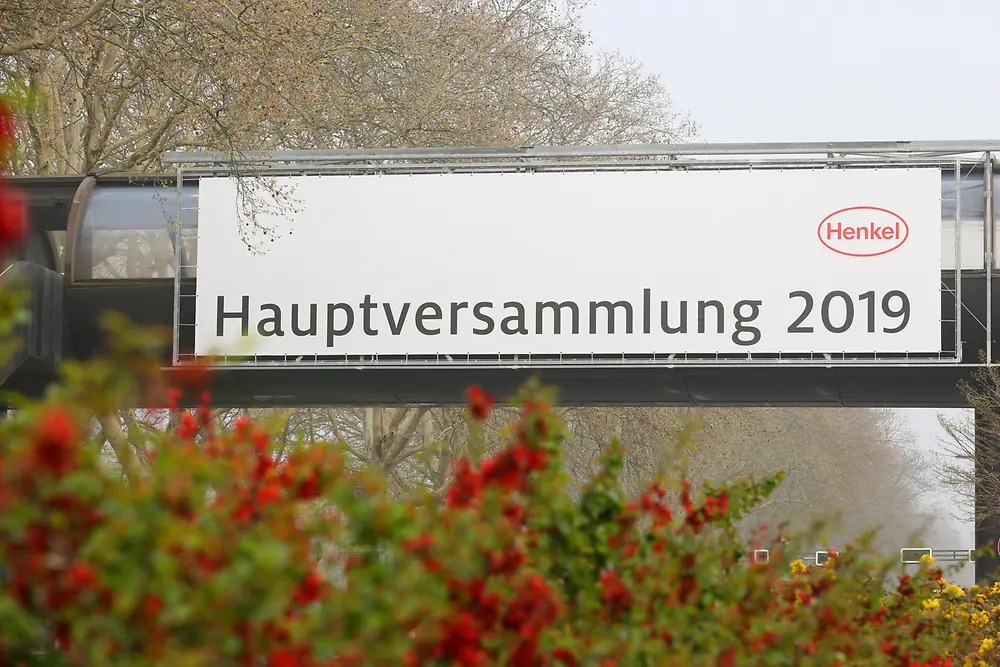 Henkel Hauptversammlung in Duesseldorf